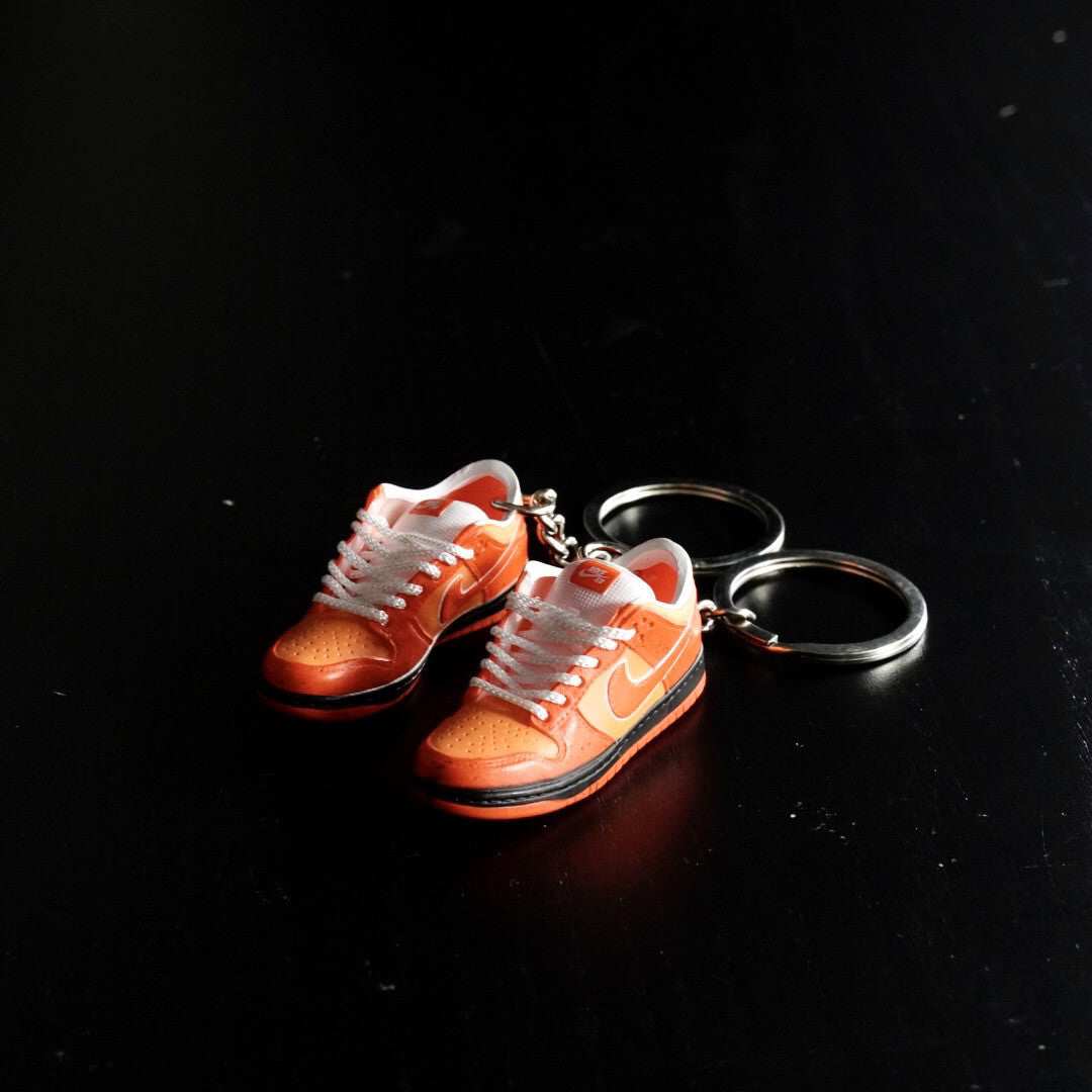 Porte clés chaussure Sneaker Orange